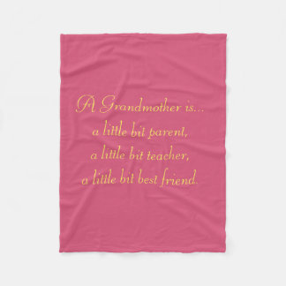 Grandma Fleece Blanket