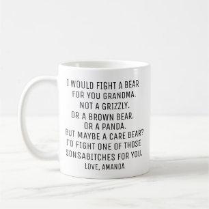 Grandma Gift, funny Grandma Custom gift, Grandma Coffee Mug