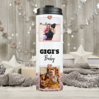 Grandma Gift Gigi Photo Rose Gold Personalized