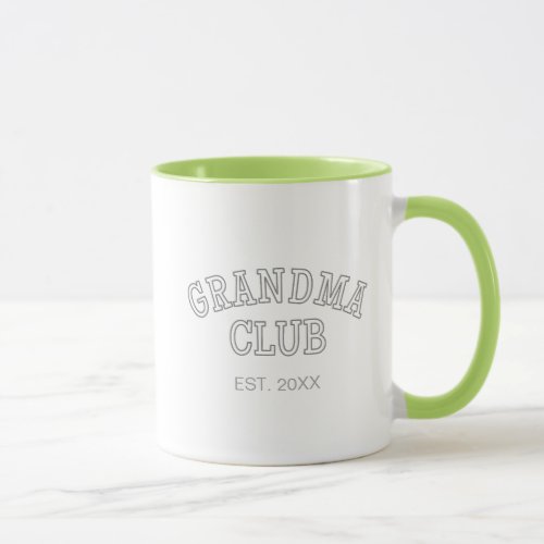 Grandma Gift Personalized Grandma Club Coffee Mug