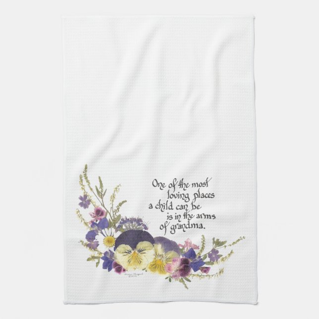 Grandma gifts kitchen towel (Vertical)