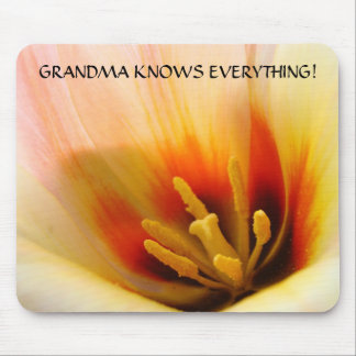 GRANDMA GIFTS Mousepad Tulip Grandmothers Gifts