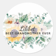 GRANDMA Gifts - Sunflower Themed Personalized