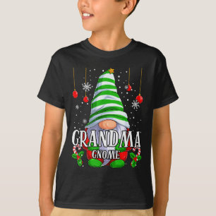 Grandma Gnome Christmas Pajamas Matching Family Gr T-Shirt