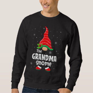Grandma Gnome Matching Family Group Christmas Part Sweatshirt