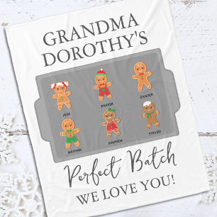 Grandma Grandkids Love Fleece Blanket