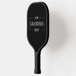 Grandma Grandmother Birthday Personalized Gift Pickleball Paddle