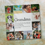 Grandma, Grandmother Definition 12 Photo Collage Jigsaw Puzzle<br><div class="desc">12 photo collage jigsaw for you to personalise for your special Grandma, Grandmother, Granny, Nan, Nanny or Abuela to create a unique gift for birthdays, Christmas, mother's day or any day you want to show how much she means to you. A perfect way to show her how amazing she is...</div>
