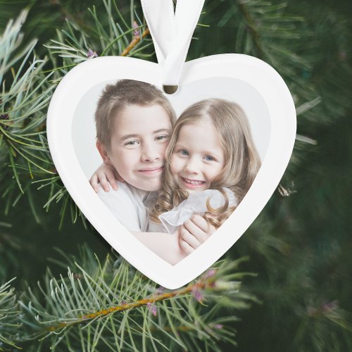 Grandma Grandpa Photo Christmas Ornament