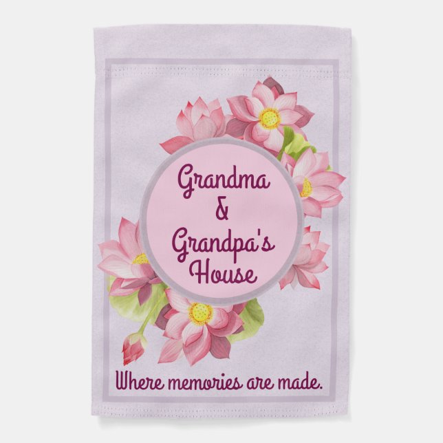 Grandma & Grandpa's House  Garden Flag (Front)