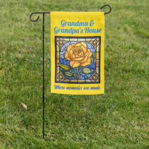 Grandma & Grandpa's House Garden Flag
