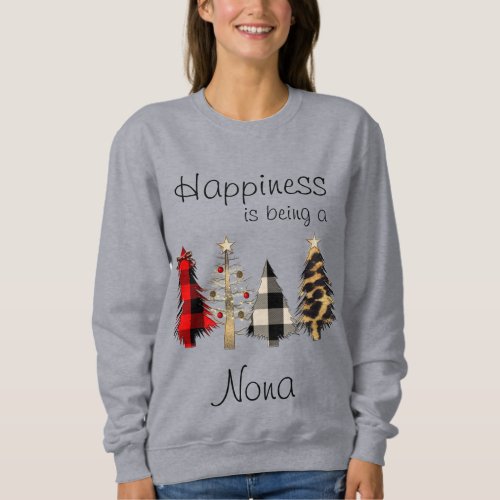 GrandmaGrannyNonaMimi Christmas Tree Sweatshirt