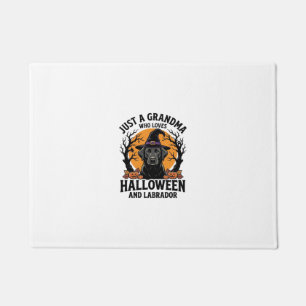 Grandma Halloween Labrador Funny Vintage_1 Doormat