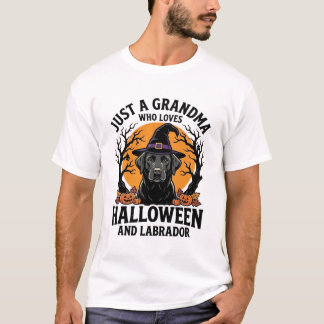 Grandma Halloween Labrador Funny Vintage_1 T-Shirt