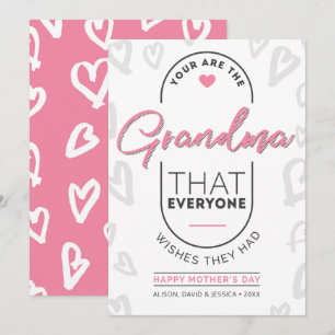 Grandma Happy Mother's Day Holiday Card