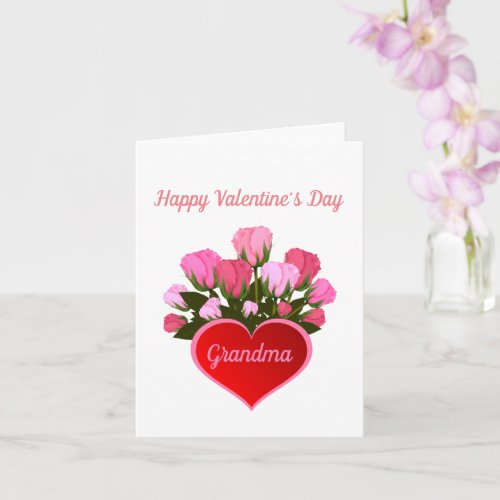 Grandma Happy Valentines Day Card