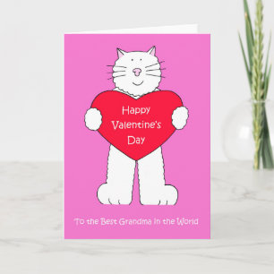 Grandma Happy Valentine's Day Holiday Card
