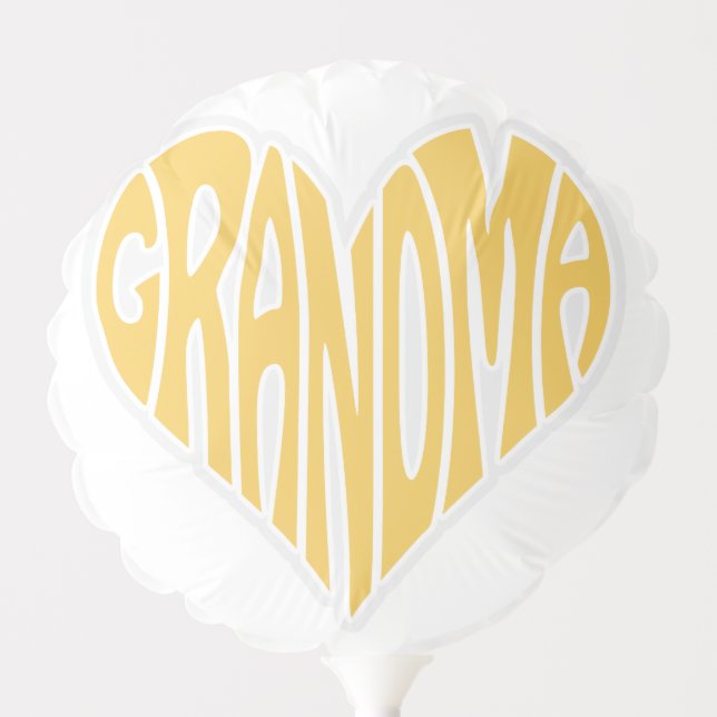 grandma heart balloon (Front)