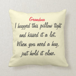 Grandma Hug Pillow