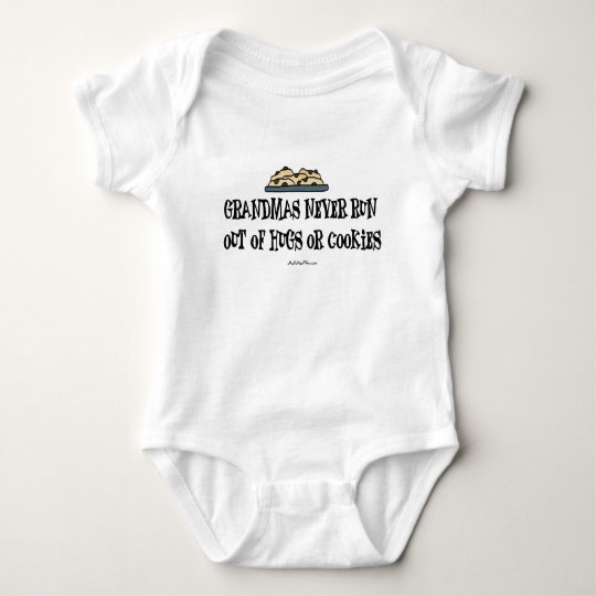 Grandma Hugs & Cookies Baby Bodysuit