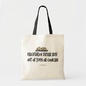 Grandma Hugs & Cookies Tote Bag by MishMoshTees at Zazzle