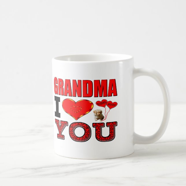 Grandma I Love You Coffee Mug (Right)