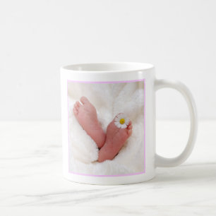 Grandma In Waiting Custom Photo Pink Announcement Coffee Mug