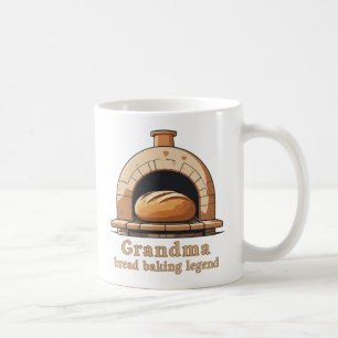 Grandma is a bread baking legend coffee mug