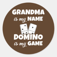 Grandma Is My Name Domino Is My Game Funny Domino