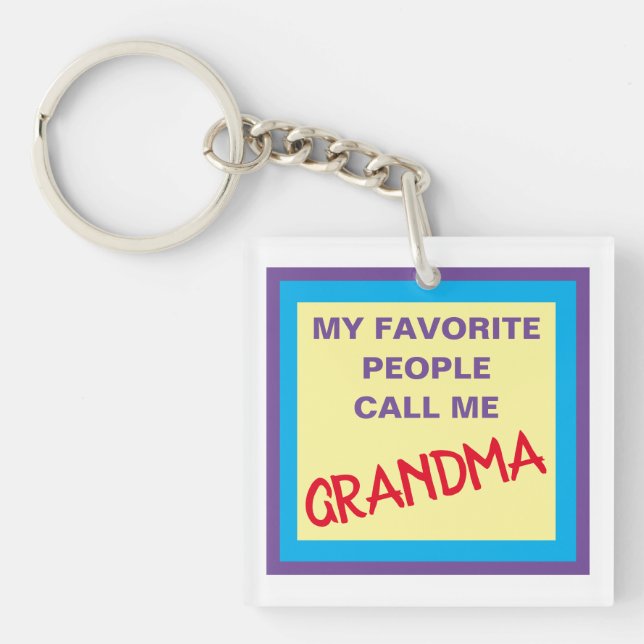 GRANDMA KEYCHAIN (Front)