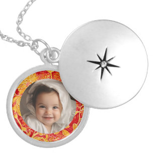 Grandma Kids Photo Keepsake Necklace for her