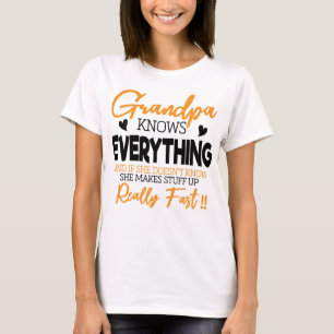 Grandma Knows Everything Gift T-Shirt