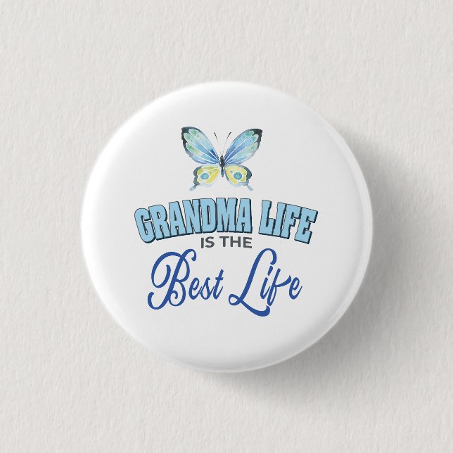 Grandma Life Best Life Button (Front)