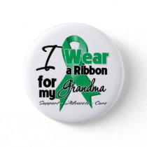 Grandma - Liver Cancer Ribbon.png Pinback Button
