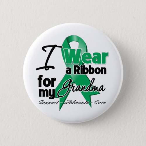 Grandma _ Liver Cancer Ribbonpng Pinback Button