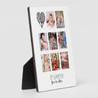 Grandma Loves Her Family Tree Photo Collage Gift Plaque