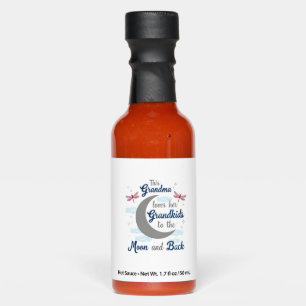 Grandma Loves Her Grandkids Dragonfly Moon Women G Hot Sauces