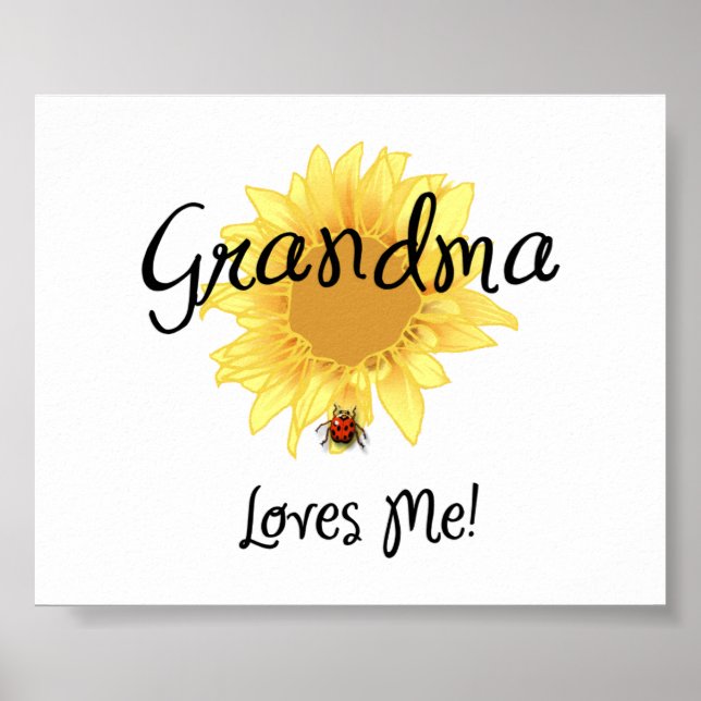 Grandma Loves Me Poster (Front)