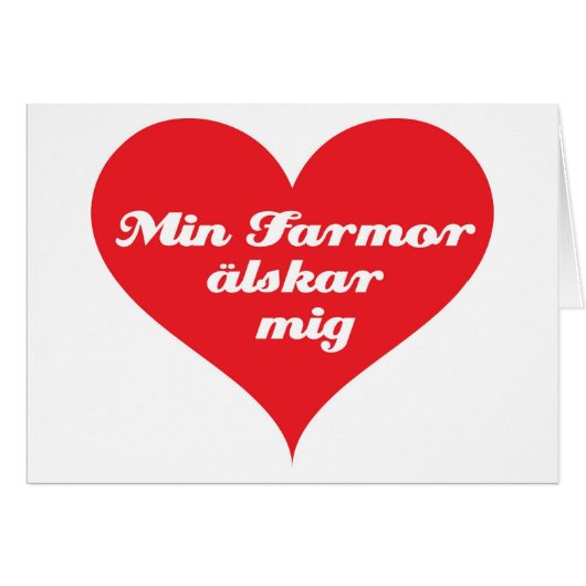 Grandma Loves Me Swedish (Front Horizontal)