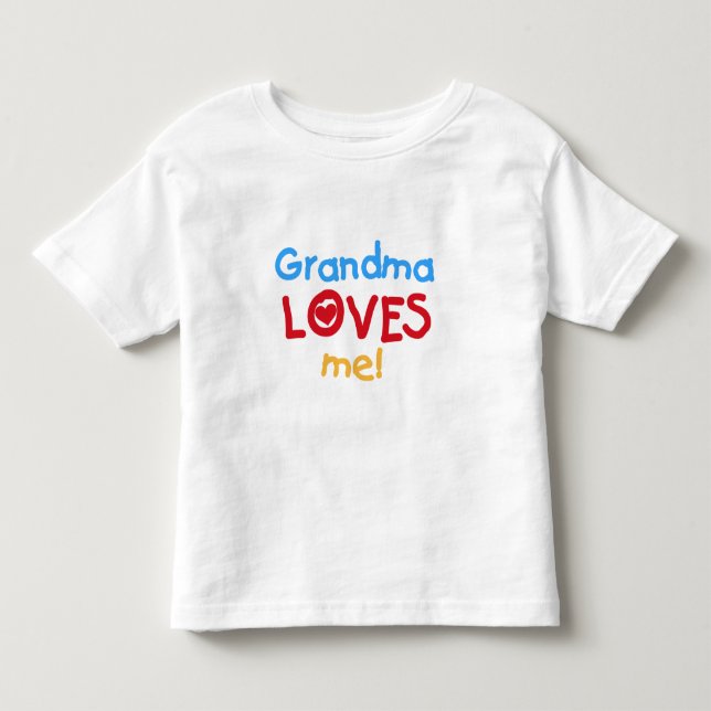 Grandma Loves Me T-shirts and Gifts (Front)