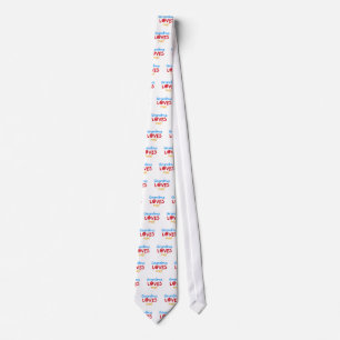 Grandma Loves Me T-shirts and Gifts Neck Tie