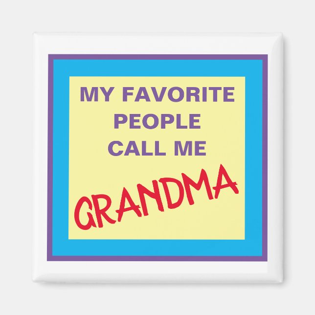 GRANDMA MAGNET (Front)