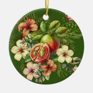 Grandma Manuela's Guavas Ceramic Ornament