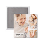 Grandma Memorial Modern Geometric Photo Collage
