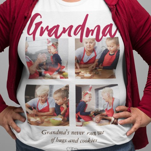Grandma modern 4 photo  T_Shirt
