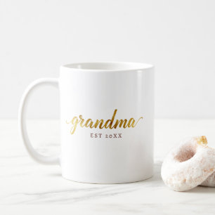 Grandma Mug Personalized “EST” Baby Announcement