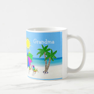 GRANDMA Mugs Beach Themed Coffee Mugs