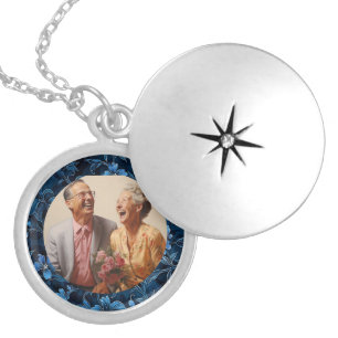 Grandma Necklace with Family Photo necklace