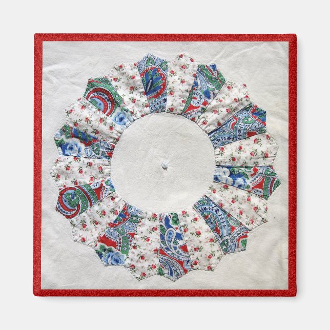 Grandma Nellie's Quilt - Block #1 Magnet (Front)