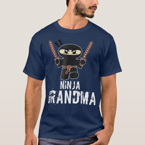 Grandma Ninja Grandma Grandparent T_Shirt